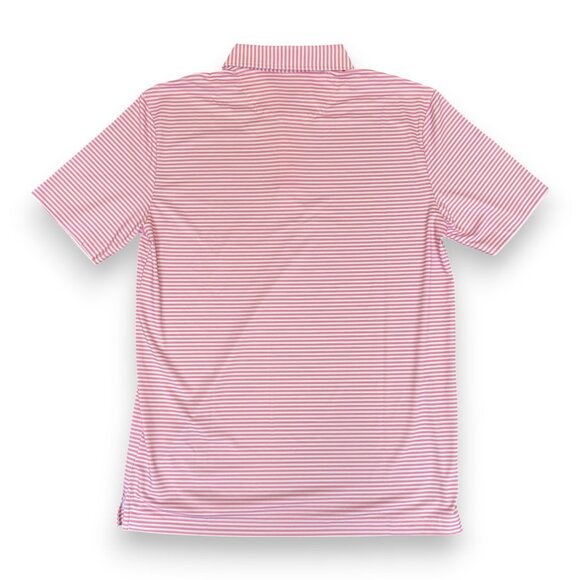 Merrill Apparel Men's Pink Striped Polo - Picture 3 of 3